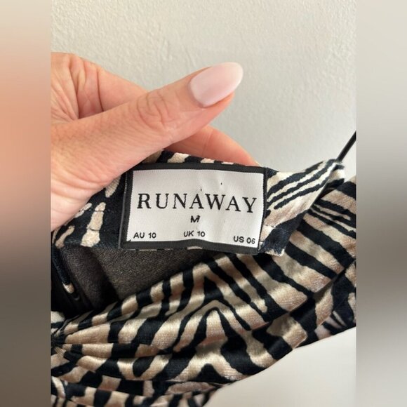 Revolve Runaway the Label Midi Zebra Dress - Picture 7 of 12